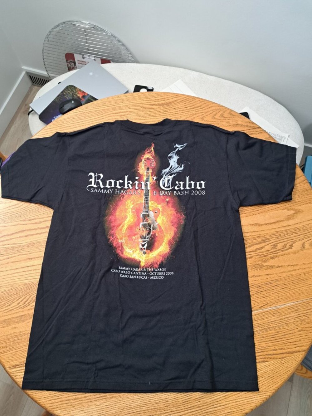 Sammy Hagar Rockin' Cabo B-Day Bash 2008 T-Shirt - Size Large